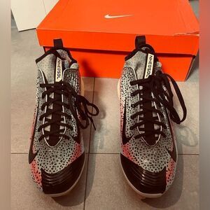 3 ITEM BUNDLE - Nike Winter Baseball Training - Cleats - Denim Jacket - Hoodie